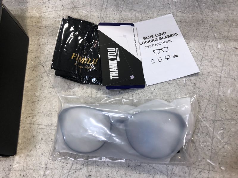 Photo 1 of FIMILU Classic Blue Light Glasses for Women, Anti Eye Eyestrain Reading Computer Gaming Glasses Non Prescription
