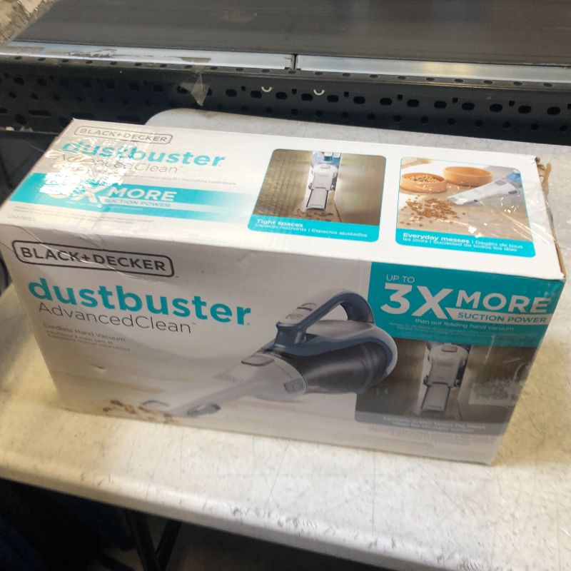 Photo 2 of BLACK+DECKER dustbuster AdvancedClean Cordless Handheld Vacuum (CHV1410L)
