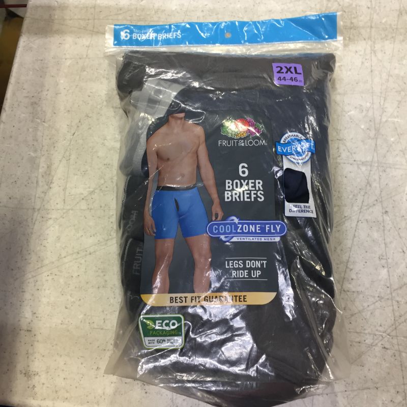 Photo 2 of Fruit of the Loom Men's Coolzone Boxer Briefs
Size: 2XL