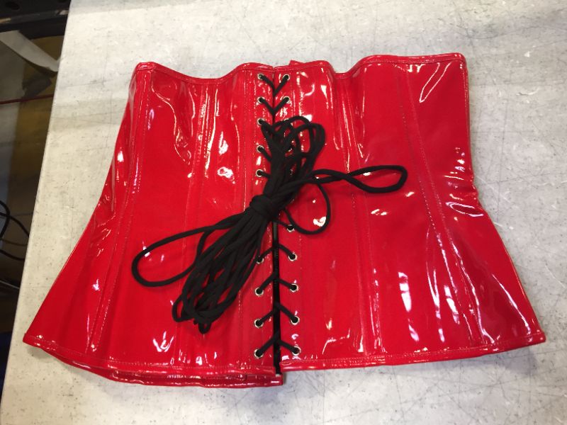 Photo 1 of Daisy Corsets Women's Top Drawer Red Patent Steel Boned Mini Cincher
Sze: 2XL