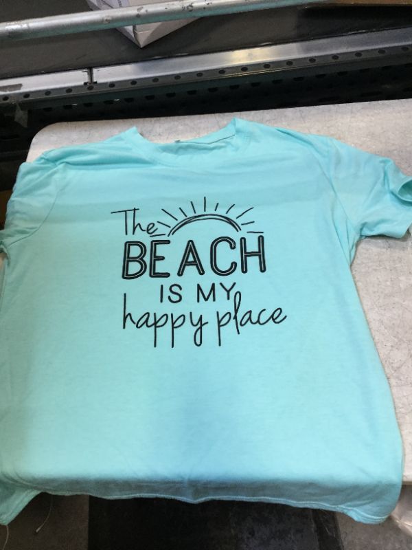 Photo 1 of Beach shirt womens top ( bright blue size xl ) 