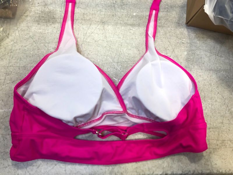 Photo 2 of Pink Plus Sized Womens Bikini Top size 20W
