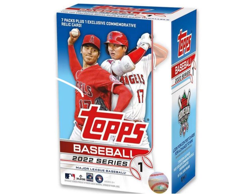 Photo 1 of 2022 Topps MLB Series 1 Baseball Trading Card Blaster Box FACTORY SEALED 

