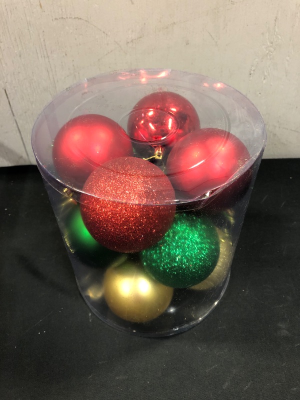 Photo 1 of 12 Pcs Christmas Balls Ornament