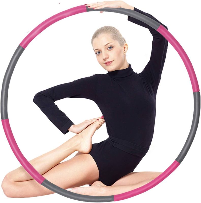 Photo 1 of  Fitness Exercise Weighted hoops, Lose Weight Fast by Fun Way to Workout, Fat Burning Healthy Model Sports Life, Detachable and Size Adjustable Design