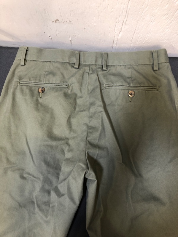 Photo 3 of MEN'S KHAKI SLACKS SIZE 32Wx34L OLIVE GREEN