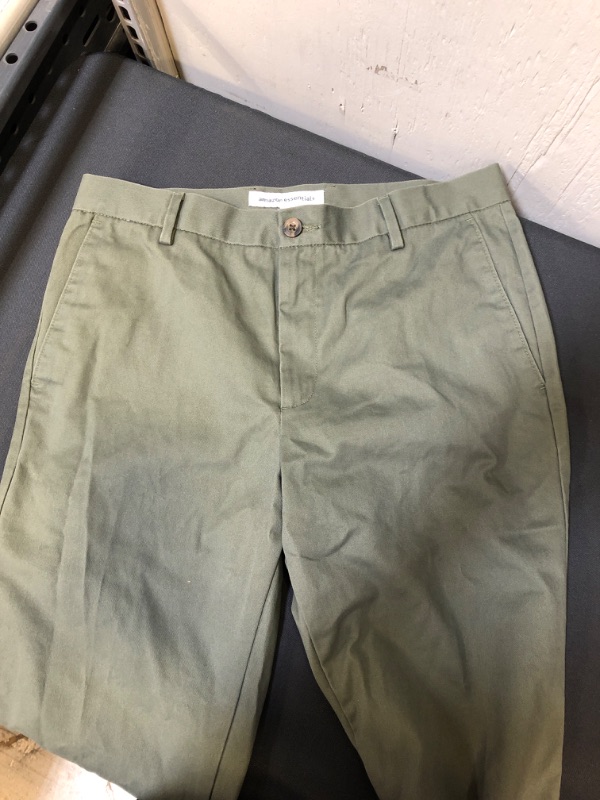 Photo 2 of MEN'S KHAKI SLACKS SIZE 32Wx34L OLIVE GREEN