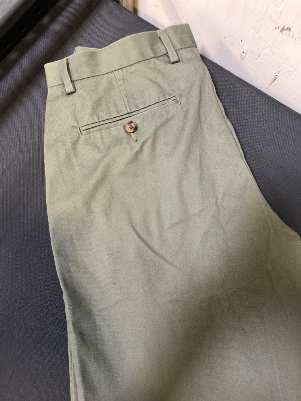 Photo 1 of MEN'S KHAKI SLACKS SIZE 32Wx34L OLIVE GREEN