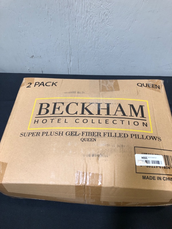 Photo 2 of Beckham Hotel Collection Bed Pillows for Sleeping - Queen Size, Set of 2 - Cooling, Luxury Gel Pillow for Back, Stomach or Side Sleepers