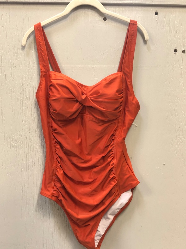 Photo 1 of 1 PC SWIMSUIT, BURNT ORANGE, SIZE M