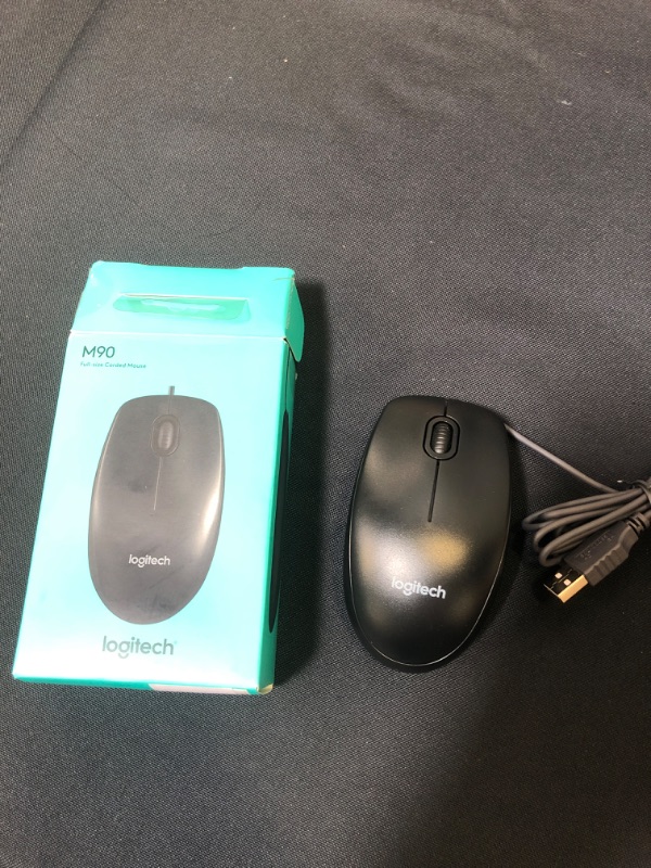Photo 2 of Logitech Wired Mouse M90 Black USB