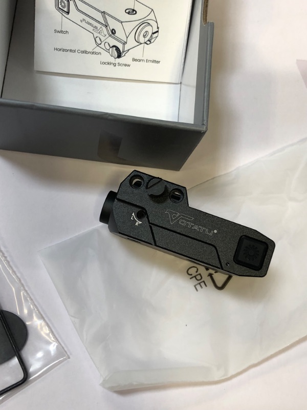 Photo 7 of Votatu H3L-G Green Laser Sight, Aluminum Ultra Low Profile Picatinny Mount Green Dot Sight, Strobe Mode Available, Magnetic USB Rechargeable and Ambidextrous Control
