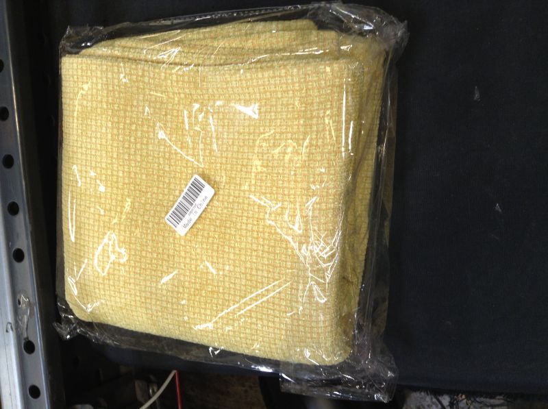 Photo 1 of Anickal Large Yellow Pillow Covers 26x26 Inch with Triple Buttons Set of 2 Chenille Rustic Farmhouse Decorative Throw Pillow Covers Square Cushion Case for Home Sofa Couch Decoration