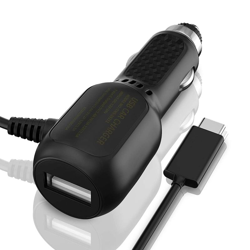 Photo 1 of ECHZOVE Car Charger for Nintendo Switch,Steam Deck,Switch lite Car Charger USB Type-C- Black