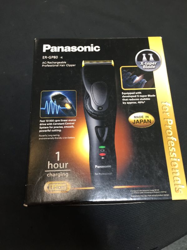 Photo 2 of Panasonic ER-GP80 K Professional Hair Clipper
factory sealed