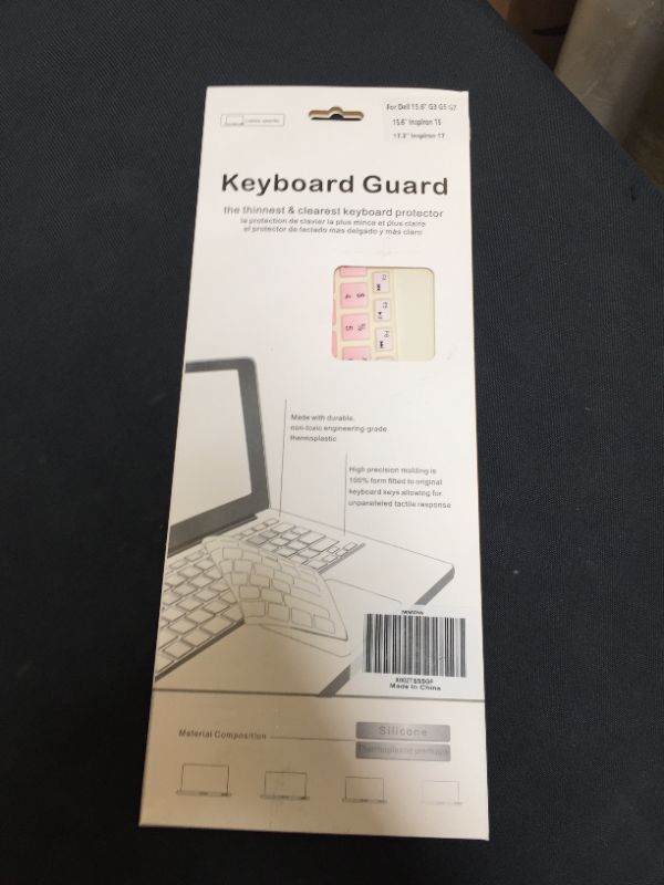 Photo 1 of Keyboard Guard
Pink and White