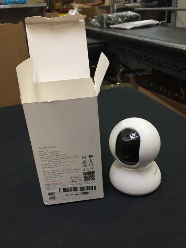 Photo 1 of blurams 1080p Dome Security Camera | PTZ Surveillance System with Motion/Sound Detection, Smart AI Alerts, Privacy Mode, Night Vision, Two-Way Audio | Cloud/Local Storage Available | Works with Alexa
