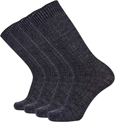 Photo 1 of Enerwear 4 Pack Women's Wool Casual Crew Boot Socks SIZE 9-11