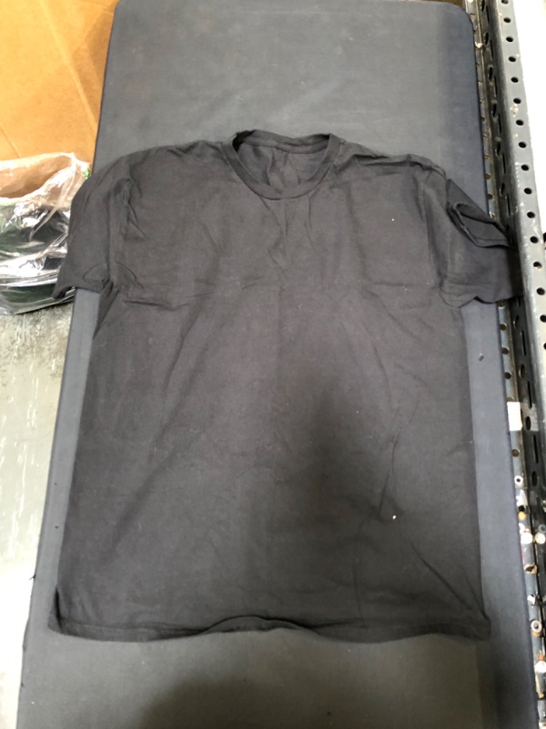 Photo 1 of Generic Black T Shirts, Large Pack of 10