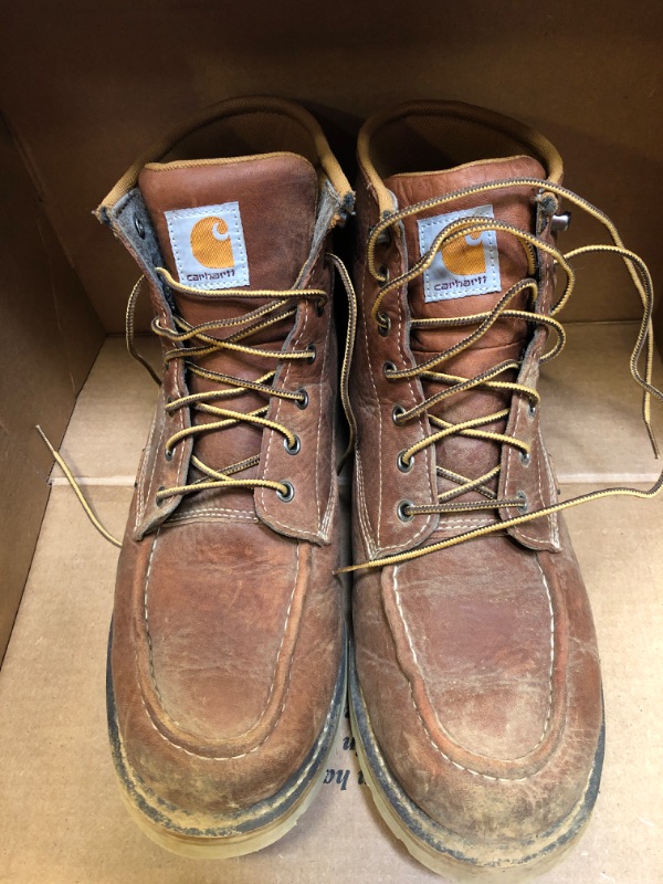 Photo 3 of Carhartt Men's 6 Inch Waterproof Wedge Soft Toe Work Boot. SIZE 11
 