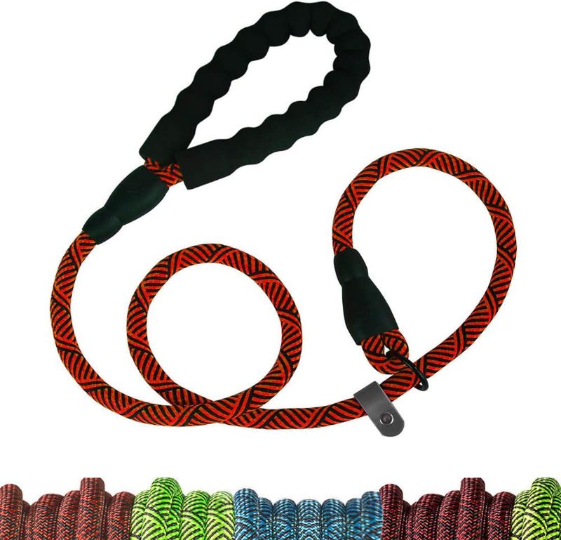 Photo 1 of YUDOTE Dog Slip Rope Leash, Strong Nylon Pet Training Lead, 5-Feet Heavy Duty No Pull Durable Leashes with Soft Handle
