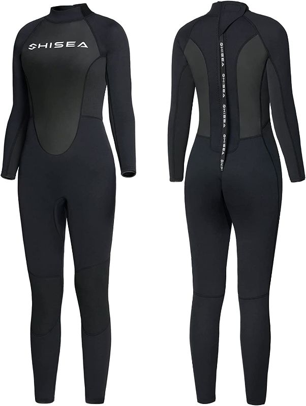 Photo 1 of HISEA Wetsuit Mens Neoprene Full Scuba Diving Suits Thermal Swimsuit Long Sleeve Back Zip for Water Sports
XL