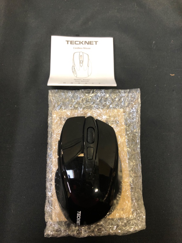 Photo 3 of Wireless Mouse, TECKNET Pro 2.4G Ergonomic Wireless Optical Mouse with USB Nano Receiver for Laptop,PC,Computer,Chromebook,Notebook,6 Buttons,24 Months Battery Life, 2600 DPI, 5 Adjustment Levels
