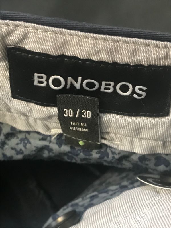 Photo 3 of Bonobos Stretch Washed Chino 2.0 Pants in Deep Navy at Nordstrom, Size 30 X 30

