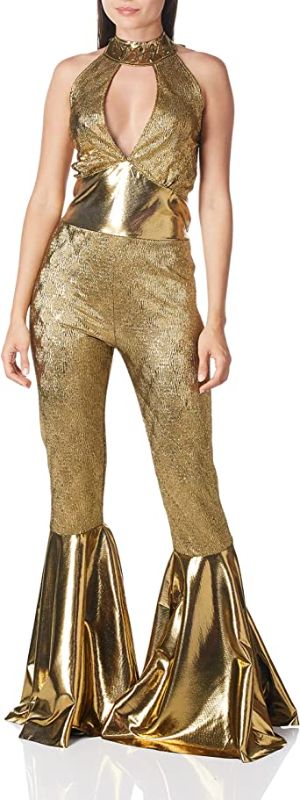 Photo 1 of Costume Culture Women's Disco Diva Gold Costume
MEDIUM