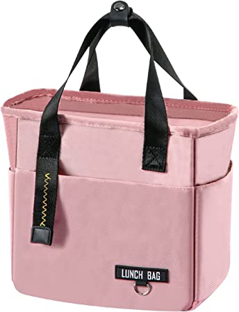 Photo 1 of Alaiselit Lunch Bag Women/Kids Fit and Fresh Lunch Bag, Lightweight Lunch Box Containers for Work or School, Meal Prep Lunch Bags for Picnic, Bring Frozen Breakfast(Pink 03)
