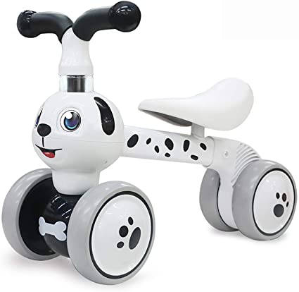 Photo 1 of YGJT Baby Balance Bikes Bicycle Kids Toys Riding Toy for 1 Year Boys Girls 10-36 Months Baby's First Bike First Birthday Gift (Spotty Dog)
