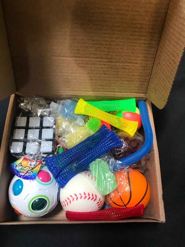 Photo 2 of 32 Pack Sensory Fidget Toys Set, Stress Relief Kits for Kids Adults, Gifts for Birthday Party Favors, Christmas Stocking Stuffers, School Classroom Rewards, Carnival Prizes, Pinata Goodie Bag Fillers

