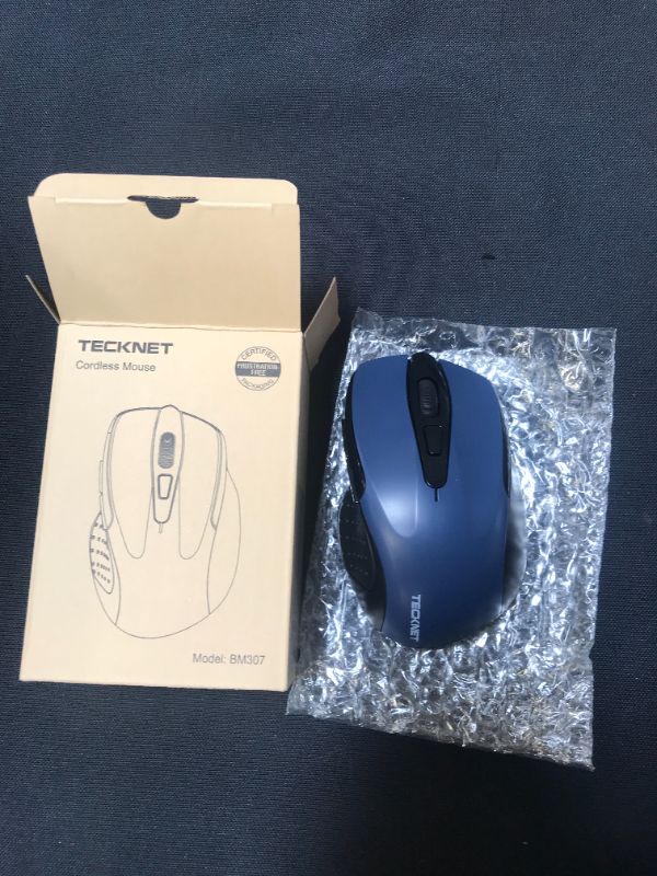 Photo 2 of TeckNet 2600DPI Bluetooth Wireless Mouse, 12 Months Battery Life with Battery Indicator, 2600/2000/1600/1200/800DPI
