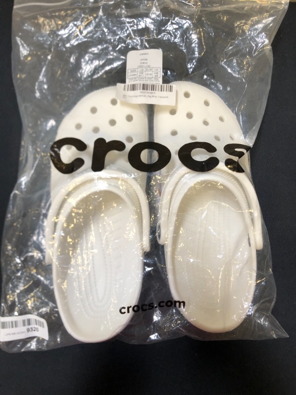 Photo 3 of Crocs Unisex-Adult Classic Clogs (white)