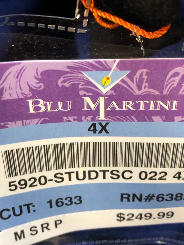 Photo 3 of Blu Martini After Midnight 5920 Stud T Fashion Sport Coat Royal Blue
 4X