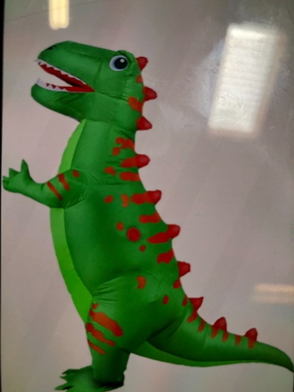 Photo 1 of DINOSAUR INFLATABLE COSTUME ADULT 