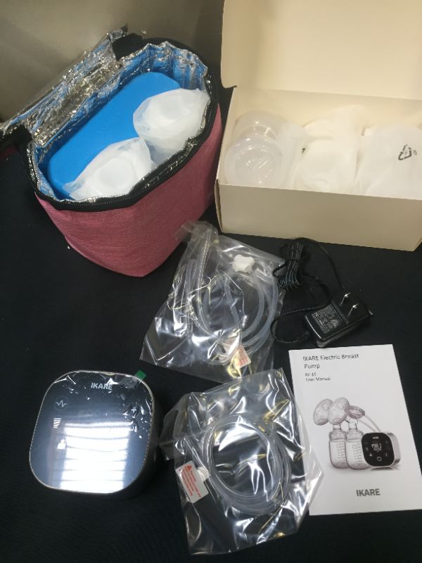 Photo 2 of IKARE Hospital Grade Double Electric Breast Pumps Free-Style, 6 Modes & 150 Levels & 3 Size Flanges, Touchscreen LED Display, Pain Free Portable Breast Pump for Travel & Home, Super Quiet
