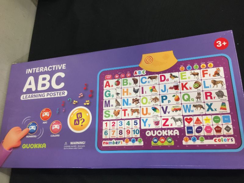 Photo 5 of Alphabet Poster Educational Toy for 2-4 Year Old – ABC Learning Wall Chart for Toddlers