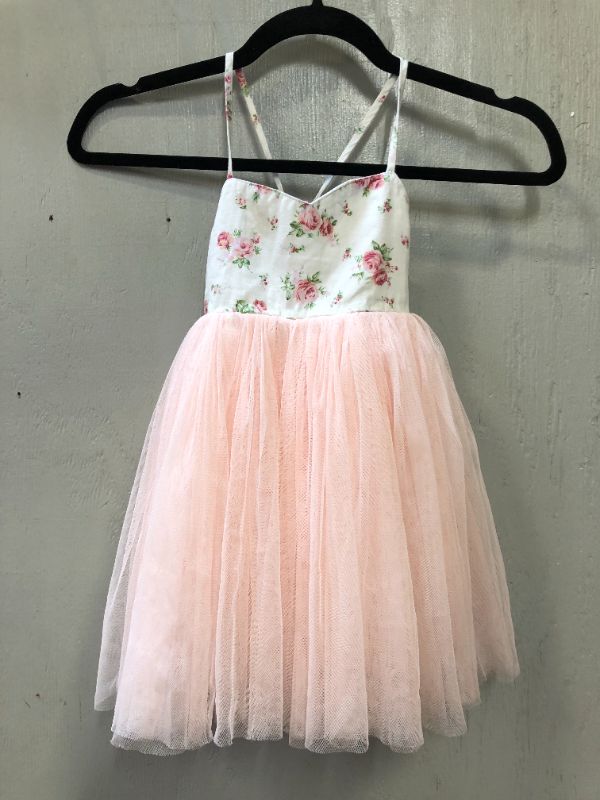 Photo 3 of Flofallzique Summer Baby Girls Dress Floral Tulle Wedding Birthday Toddler Tea Party Tutu
