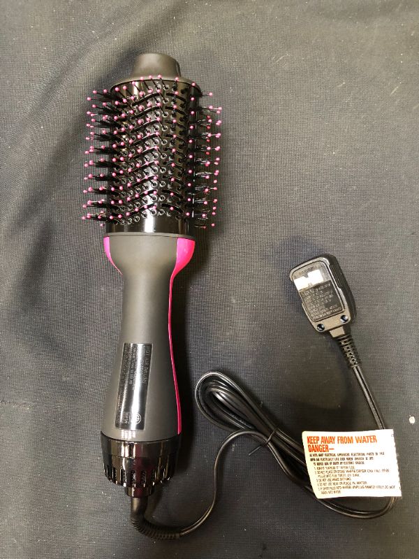 Photo 2 of Hair Dryer Brush Blow Dryer Brush in One, 3 in 1 Hair Dryer and Styler Volumizer with Negative Ion Anti-frizz Blowout Ceramic Coating Hot Air Brush, Mothers Day Gifts for Mom, 75MM Oval Shape
