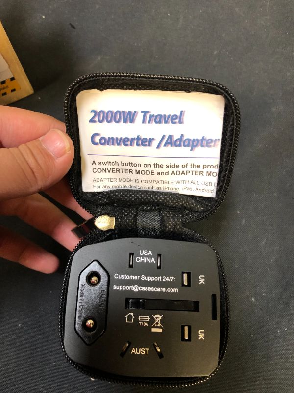 Photo 1 of travel converter adapter