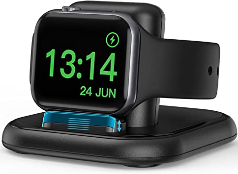 Photo 1 of HUOTO Charging Stand for Apple Watch,2022 Update Portable Watch Charger,Magnetic Wireless Charging Station Watch Charging Dock Compatible with Apple Watch SE Series/7 6/5/4/3/2/1 (Black)
