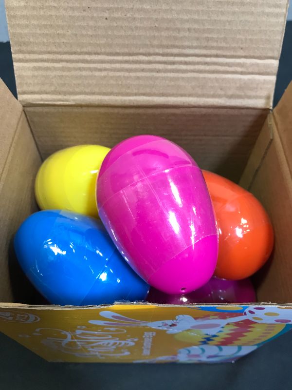 Photo 1 of 12 Pcs Pull Back Construction Vehicles, Tinabless 2.95” Bright Colorful Easter Eggs Prefilled with Toy Cars for Kids ?Easter Egg Hunt, Easter Basket Stuffers, Party Favors
