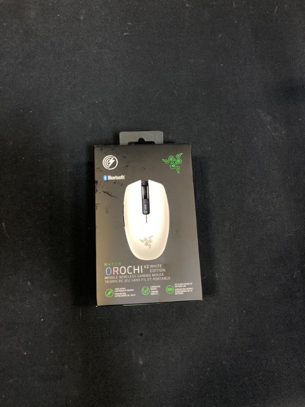 Photo 3 of Razer Orochi V2 Mobile Wireless Gaming Mouse: Ultra Lightweight - 2 Wireless Modes - Up to 950hrs Battery Life - Mechanical Mouse Switches - 5G Advanced 18K DPI Optical Sensor - White