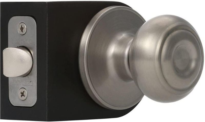 Photo 1 of Defiant Hartford Satin Nickel Hall and Closet Passage Knob
