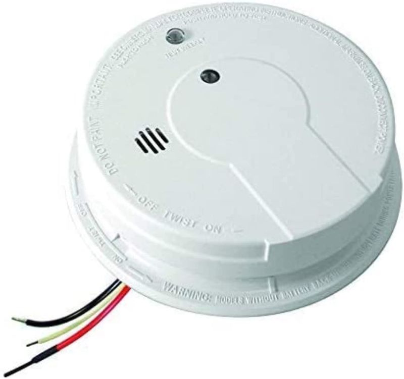 Photo 1 of Kidde Smoke Detector, Hardwired Smoke Alarm with Battery Backup & Interconnect
