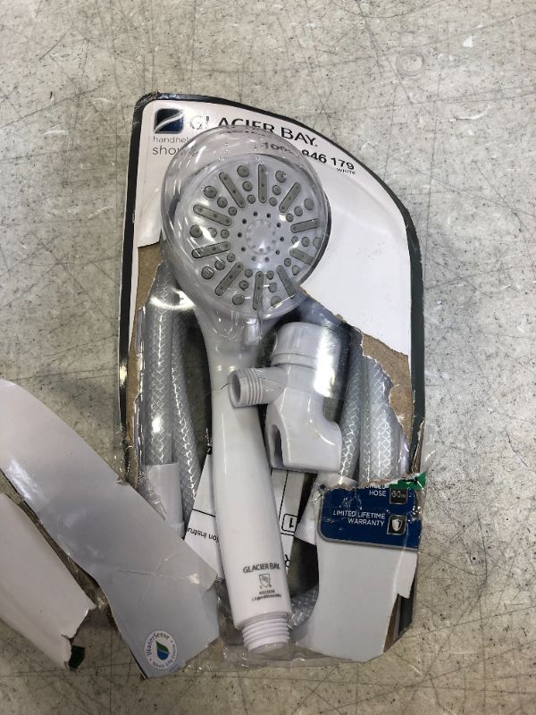 Photo 1 of 3-Spray Hand Shower in White
