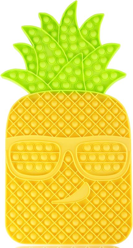 Photo 1 of Extra Large Pineapple Fidget Toys Its Pop Ananas Comosus Sensory Idea for Kids Girl Boy, Oversized Big Jumbo Huge Mega Giant Its Pop Poppers It Fidget Stress Relief Pinata Stuffers Toy
