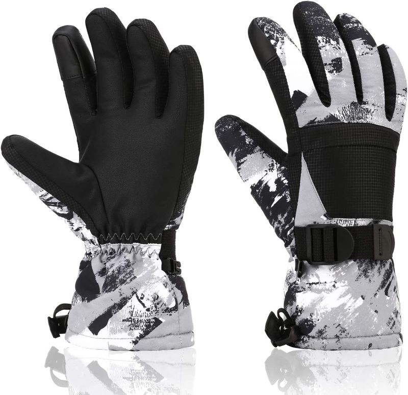 Photo 1 of Yidomto Winter Ski Gloves Waterproof Warm Touch Screen Gloves for Men Women Boys Girls
