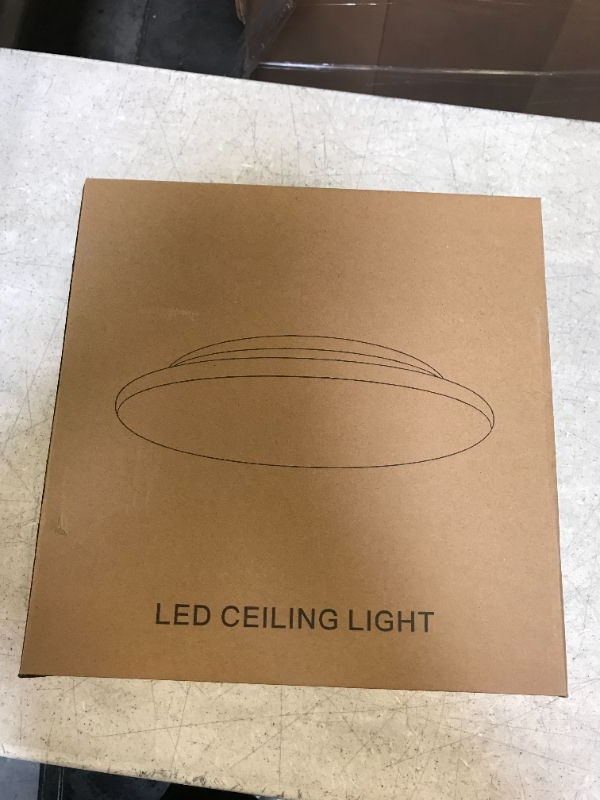 Photo 2 of BERENNIS Smart WiFi Connected LED Ceiling Light Compatible with Alexa Google Home, Low Profile Dimmable Ambient Light Lamp for Bedroom Living Room, 12 Inch 24W
FACTORY SEALED